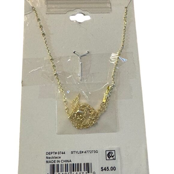 Unwritten Gold Flash-Plated Talisman Heart Pendant Necklace, 16"+2" Extender - Picture 3 of 3